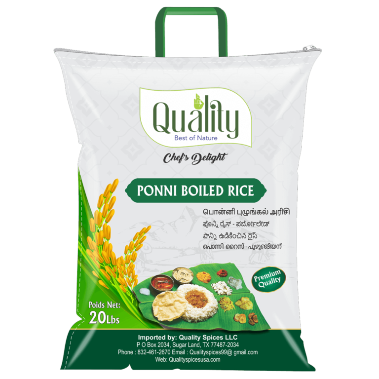 Ponni Boiled Rice - 20lbs Front